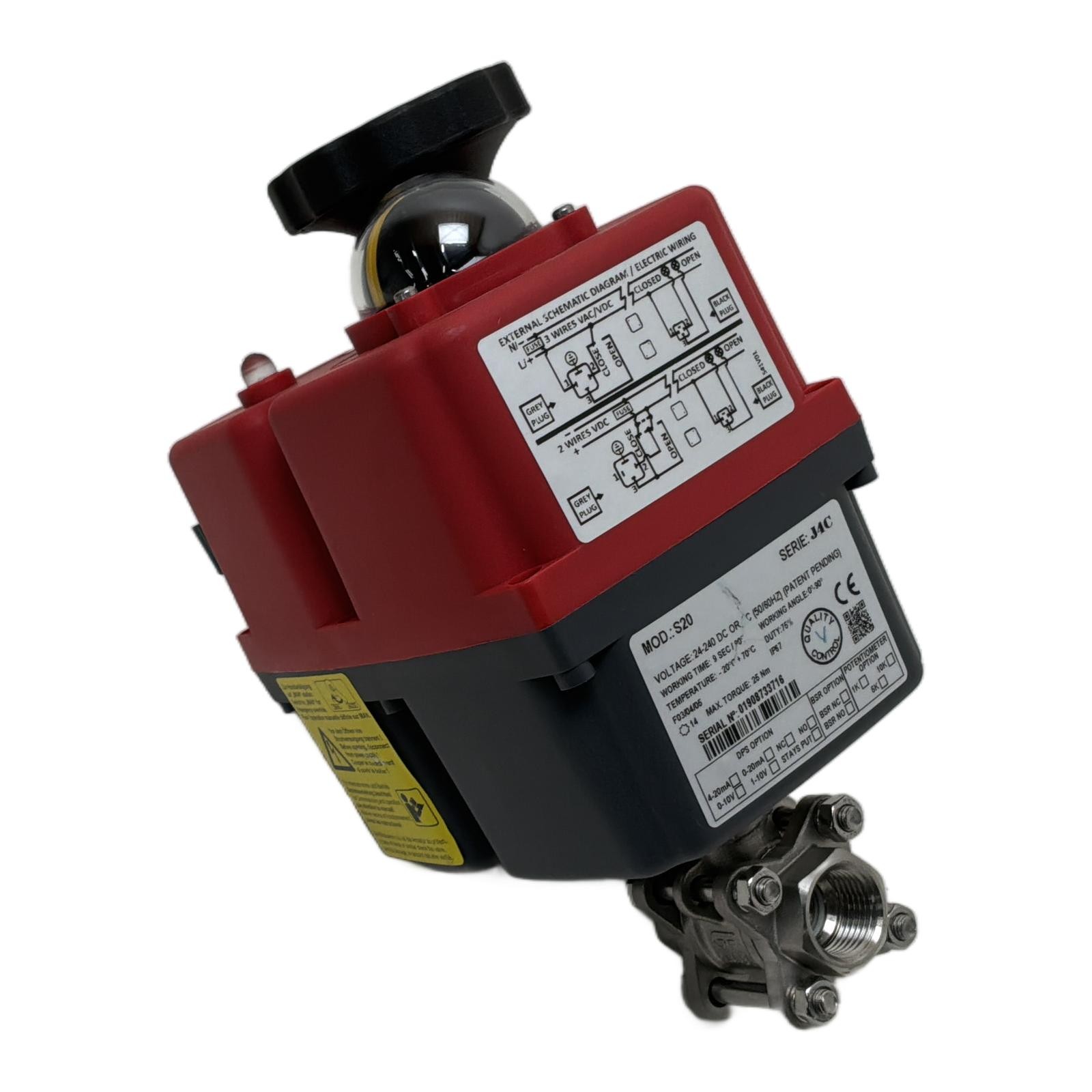 J4C-S20 electric actuator 20Nm J+J AUTOMATION, J4C-S20 Electric Actuator 20Nm…