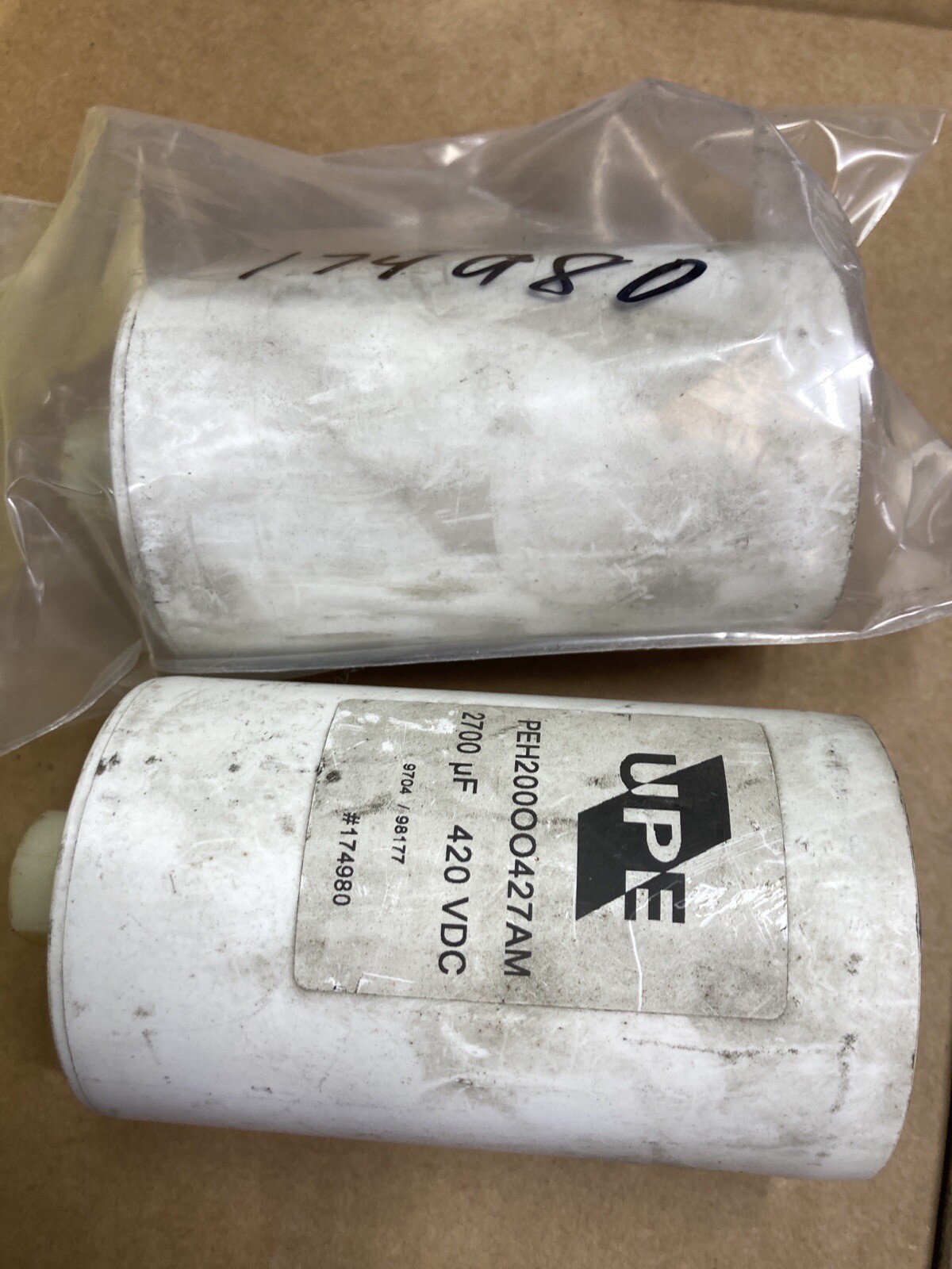 MILLER WELDER PARTS MI-174980 CAPACITORS Used Tested