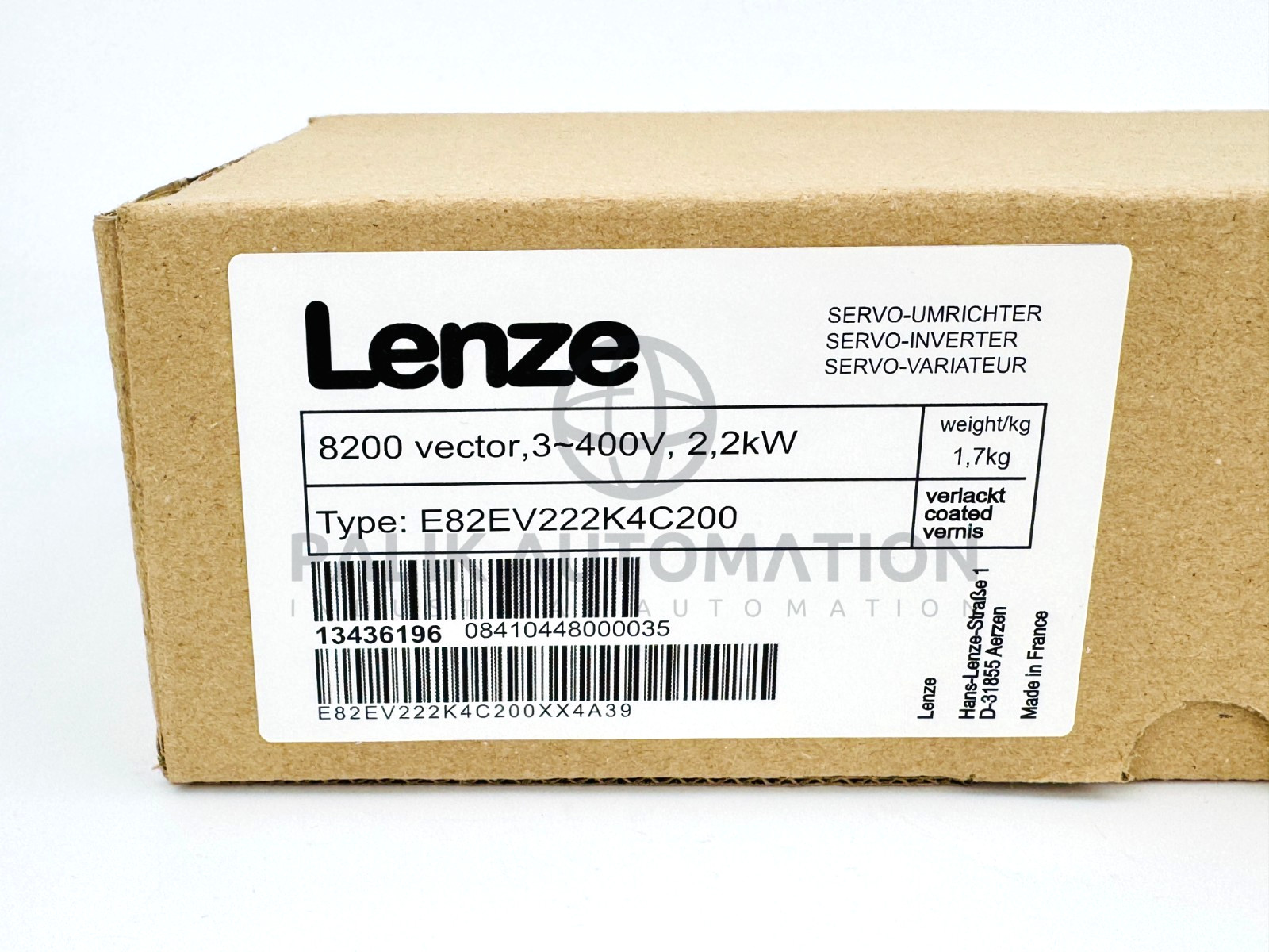 LENZE E82EV222K4C200 8200 Vector series 13436196 2.2kW E82EV222_4C200 NEW