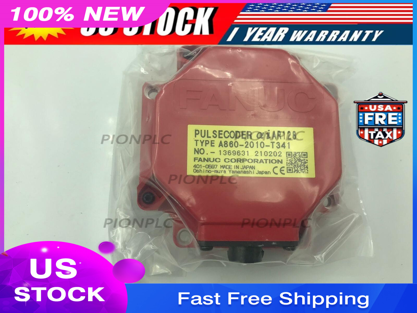 FANUC A860-2010-T341 PULSECODER ENCODER Free Shipping