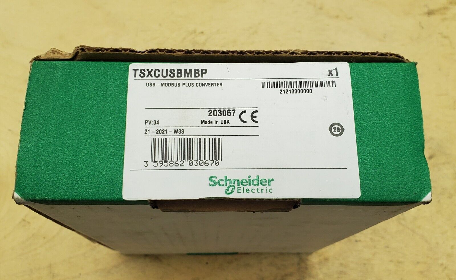 Schneider Electric 203067 TSXCUSBMBP USB Modbus Plus Converter Free Shipping