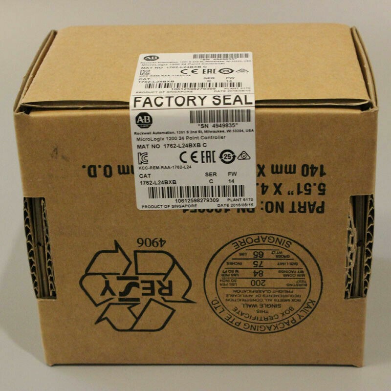 New Sealed 1762-L24BXB SER C MicroLogix 1200 24 Point Controller In Stock