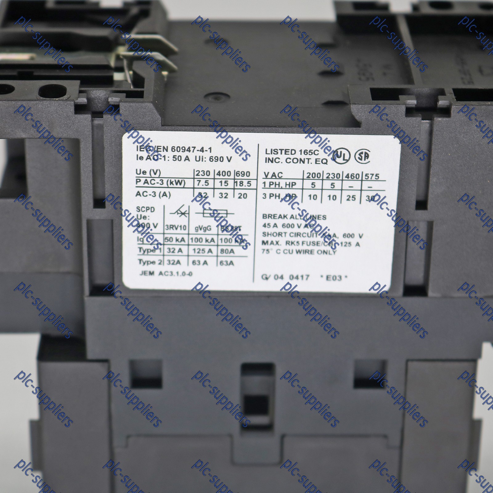 NEW 1PC For SIEMENS Contactor 3RT1034-1AC20 3RT10341AC20