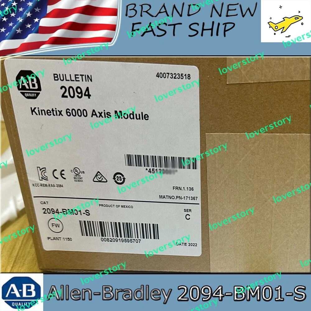 New Factory Sealed AB 2094-BM01-S SER C Kinetix 6000 9A Axis Module 2094BM01S