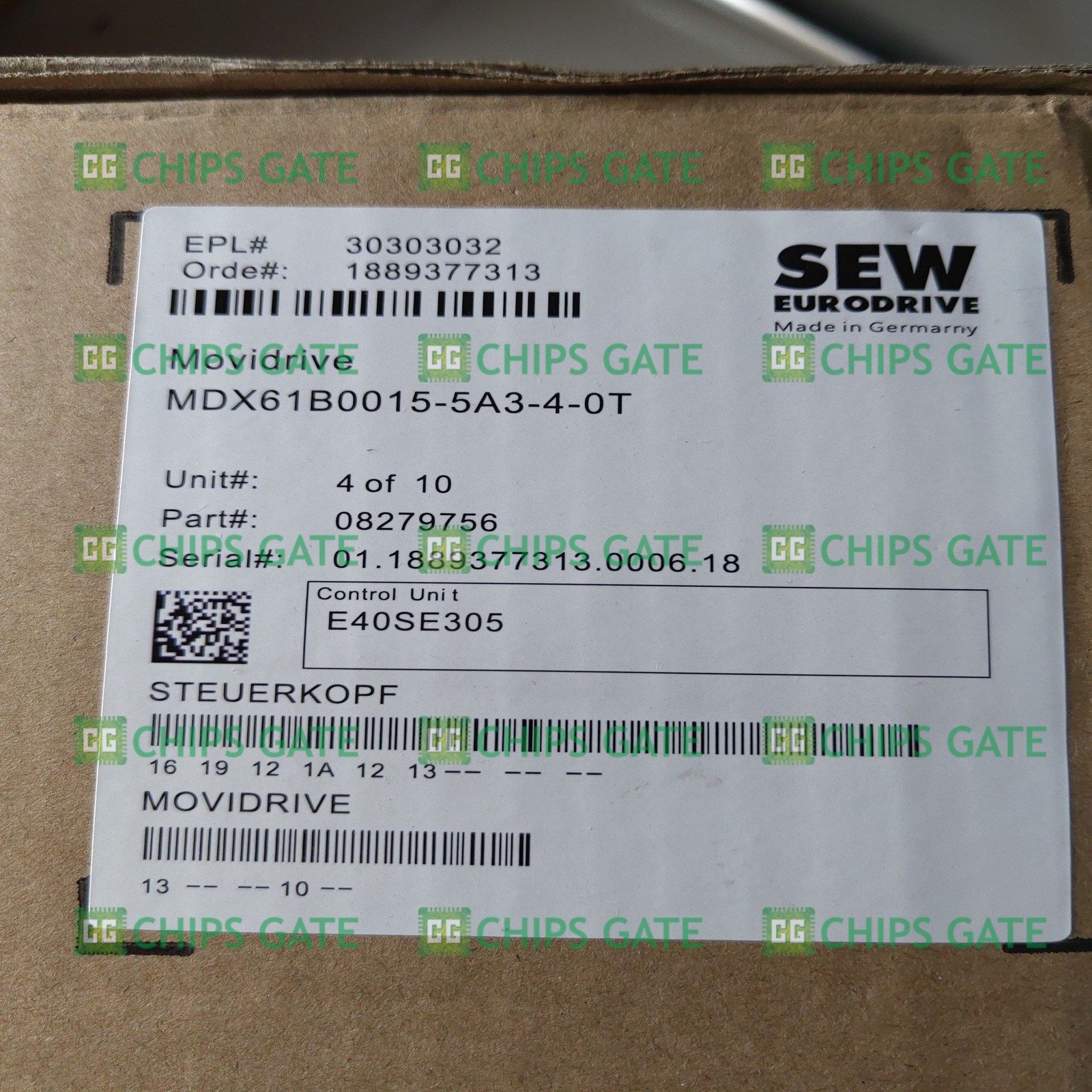 SEW MDX61B0015-5A3-4-0T/DEH11B/DIO Inverter drive – NEW