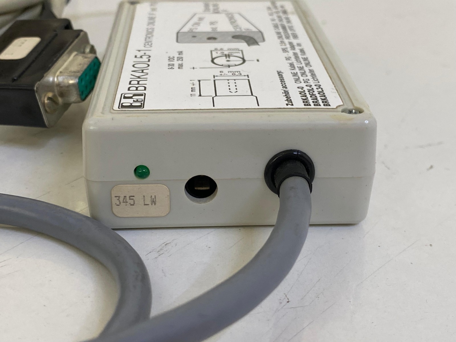 B&R / Centronics Online / BRKAOL5-1 / Programmer Interface / 8-30 VDC / 250 mA