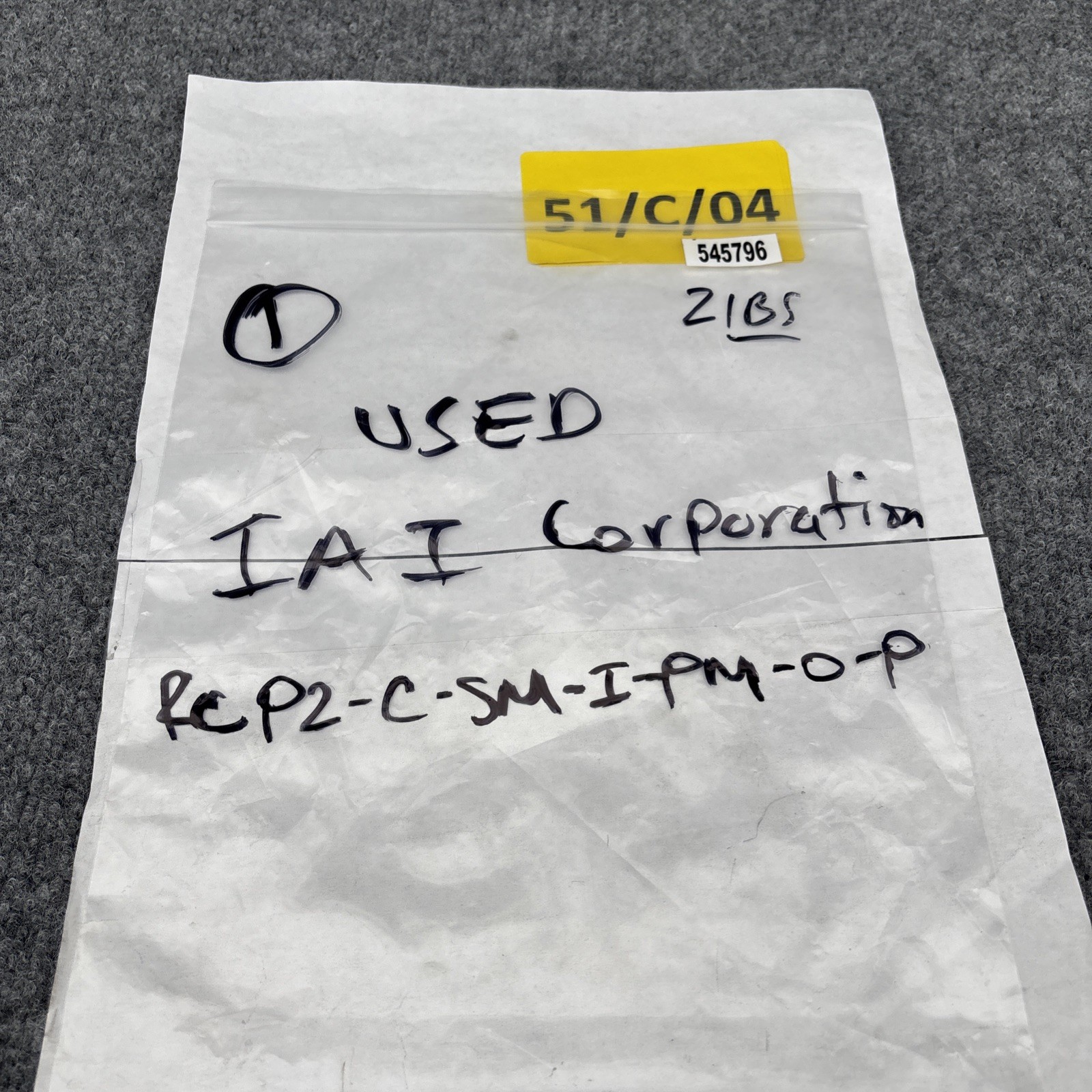 IAI Corporation RCP2-C-SM-I-PM-0-P Robo-Cylinder Intelligent Actuator Controller