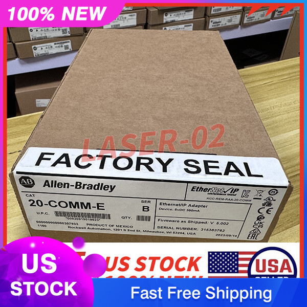 1PC NEW Sealed AB 20-COMM-E Ser B Ethernet/IP Adapter Brand New Free Ship