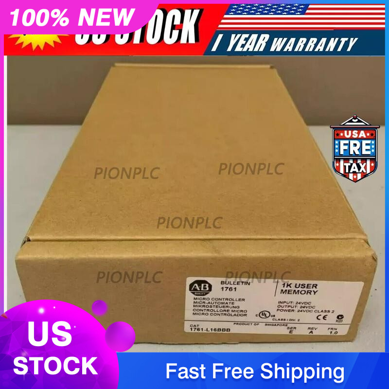 Factory Sealed AB 1761-L16BBB MicroLogix 1000 Controller US Free Tax