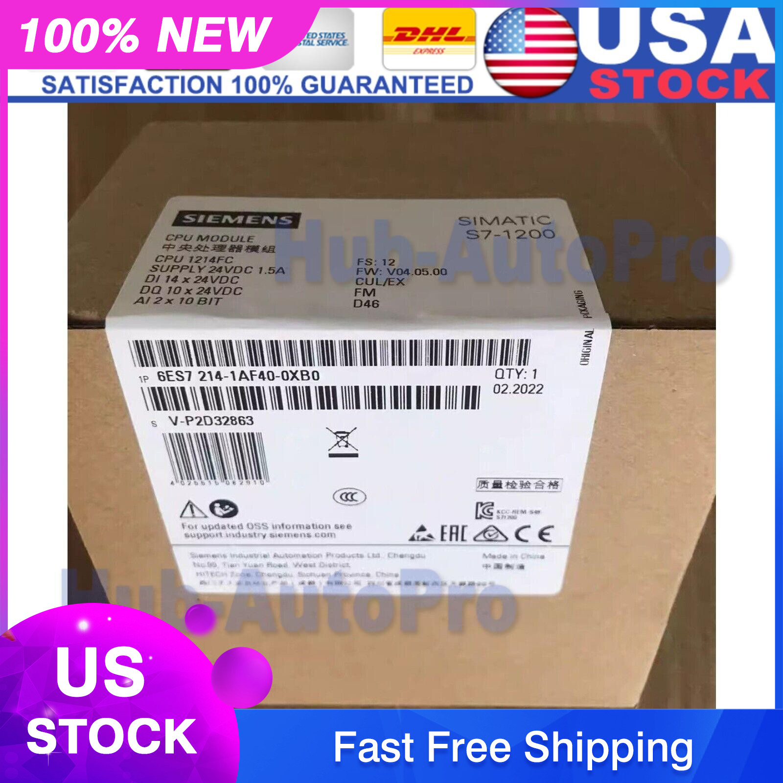 New Siemens 6ES7313-5BF03-0AB0 6ES7 313-5BF03-0AB0 YEAR WARRANTY US FREE TAX