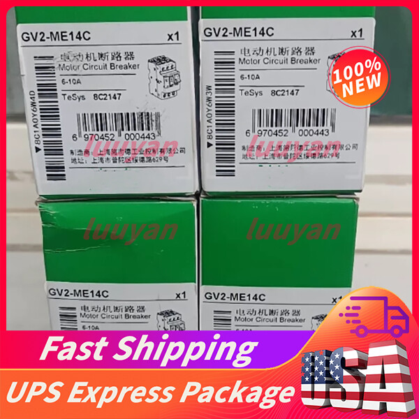 Schneider GV2ME14C Motor Starter 6-10A Circuit Breakers New Sealed Free Shipping