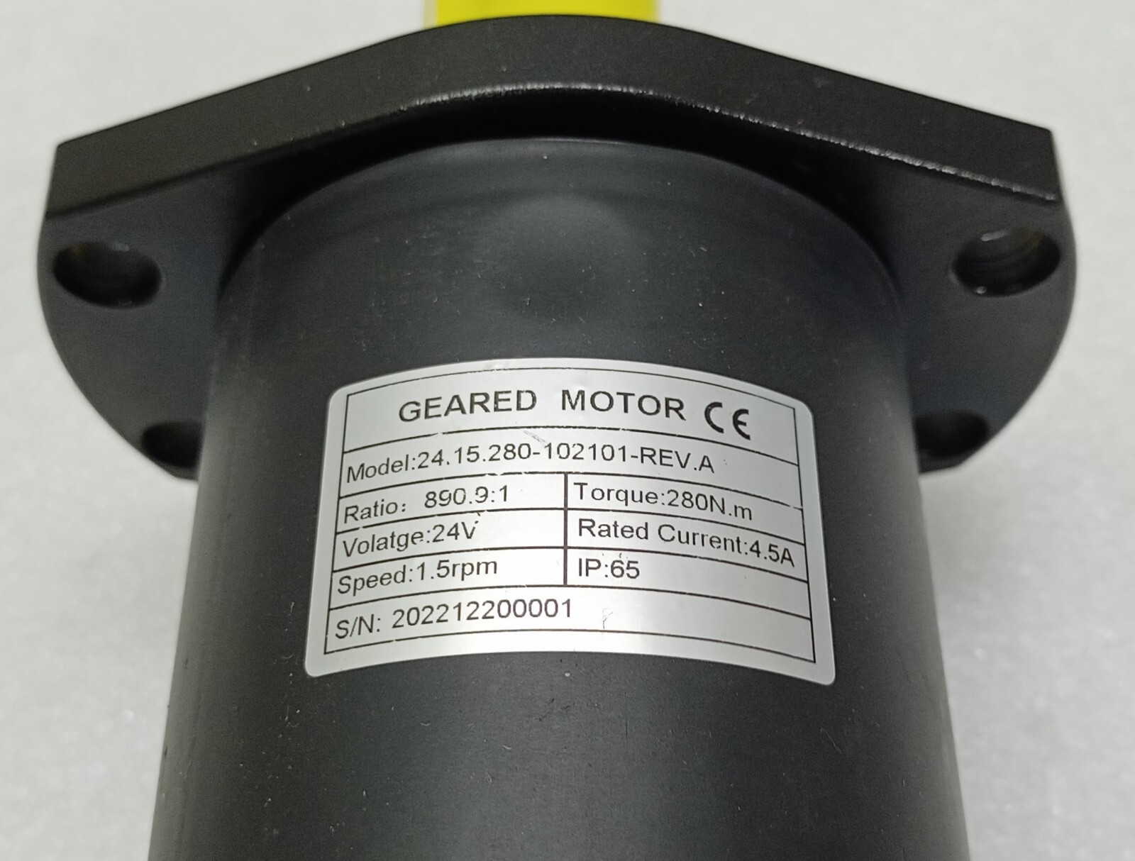 Geared Motor 24.15.280-102101 24Volt 4.5A