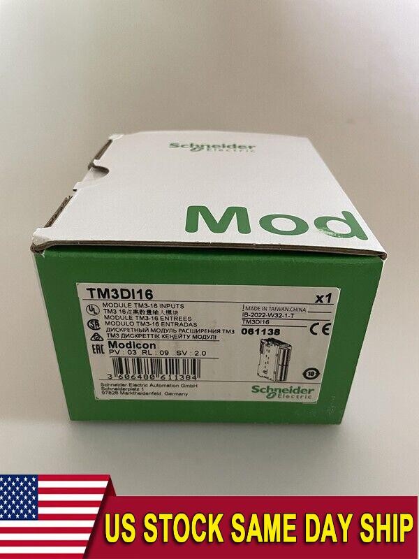 New SCHNEIDER TM3DI16 PLC Input Module TM3DI16Fast Shipping In Box US Free TAX
