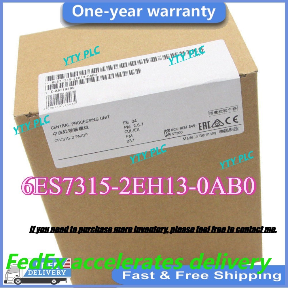 SIEMENS 6ES7 315-2EH13-0AB0 S7-300 CPU 315-2PN/DP 6ES7315-2EH13-0AB0 2EH13-OABO