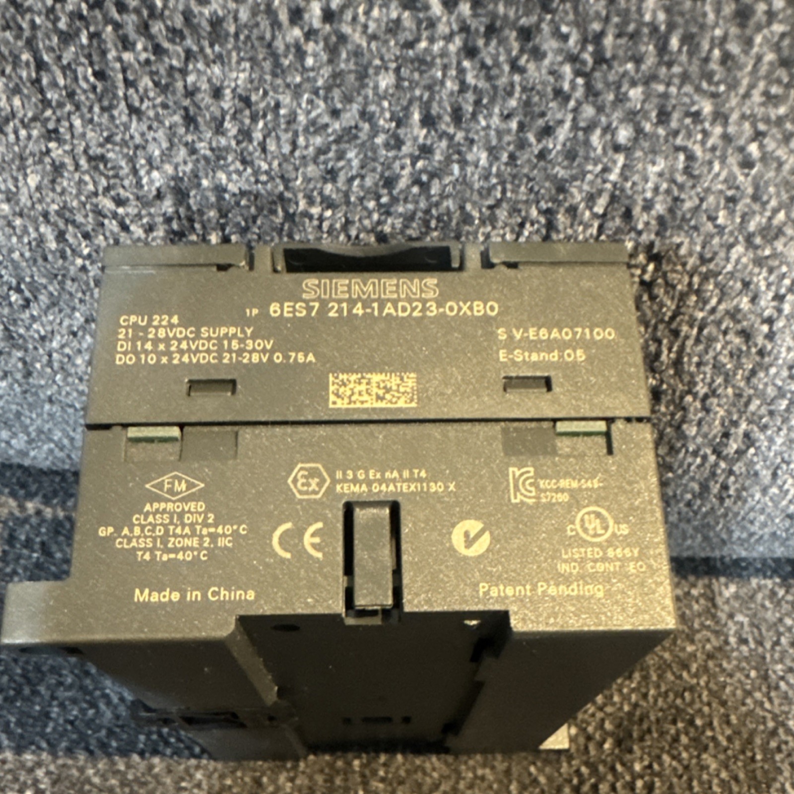 Siemens SIMATIC S7-200 CPU 224 Central Processing Unit 6ES7 214-1AD23-0XB0