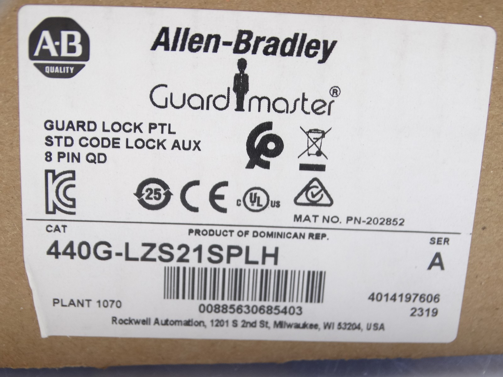 ALLEN BRADLEY 440G-LZS21SPLH SWITCH