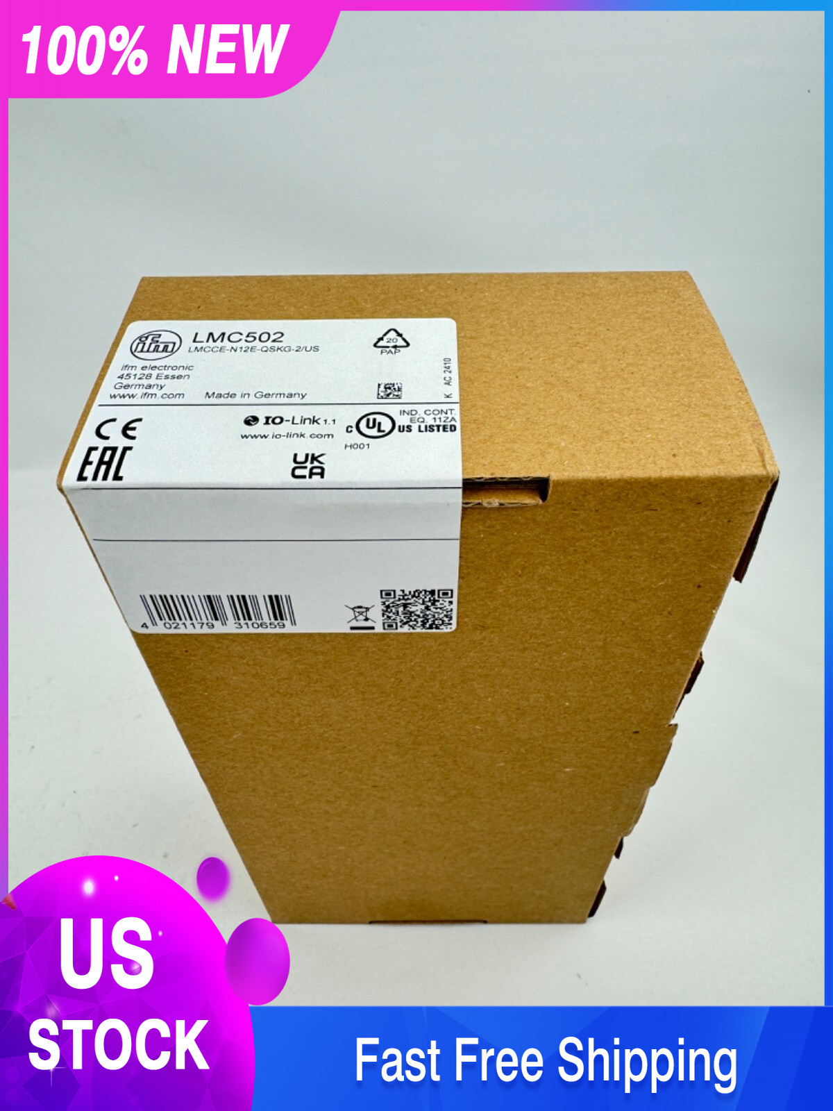 IFM Electronic Efector LMC502 Level Sensor Module LMCCE-N12E-QSKG-2/US