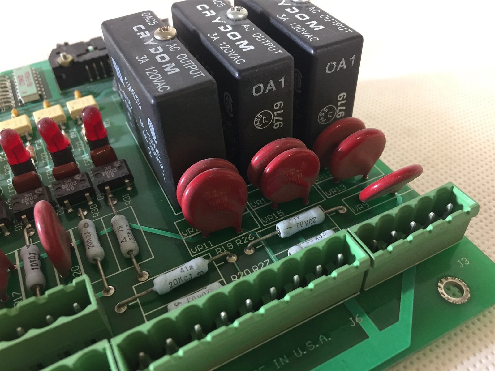 Comtec Systems IDAB 2000 ACIO 1700-8250 1700-8200 9-14-94 Rev O PLC Board R7