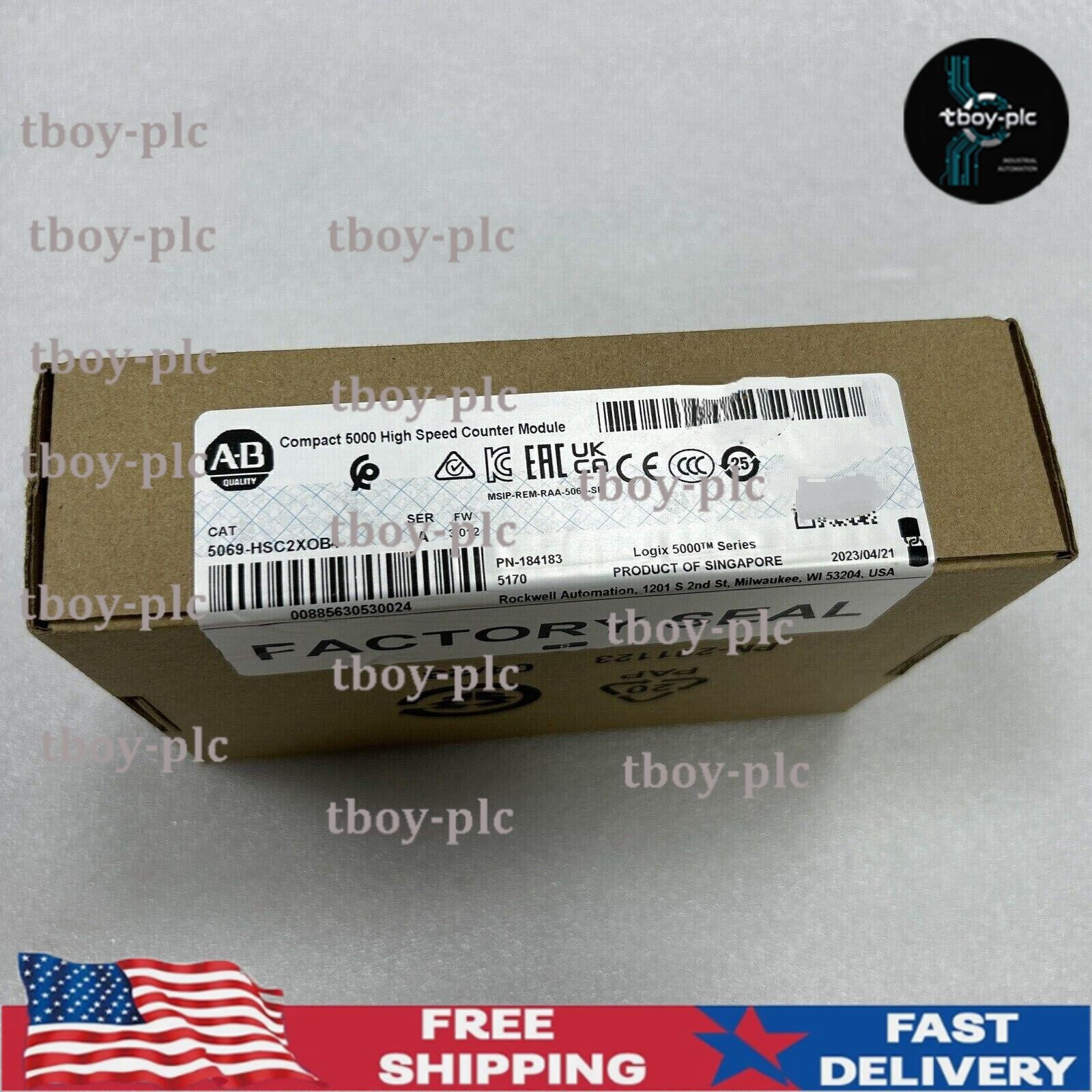 New AB 5069-HSC2XOB4 Compact I/O 5000 High Speed Counter Module US Free Tax