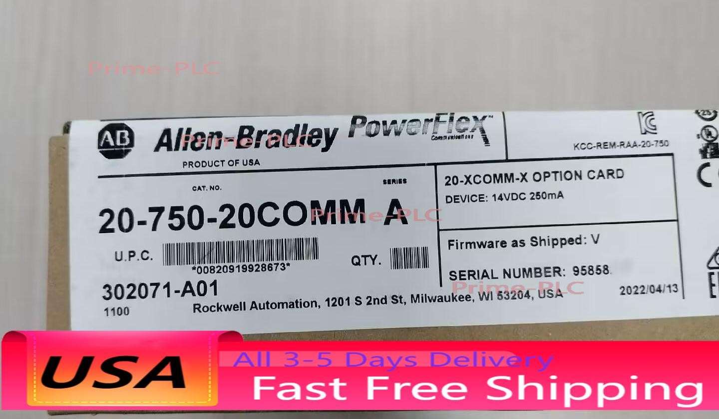 ALLEN-BRADLEY 20-750-20COMM SER A OPTION CARD 14VDC 250mA NEW IN BOX