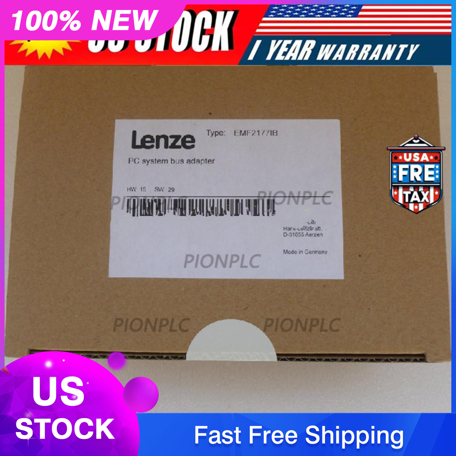 US Free TAX one New lenze EMF2177IB Inverter EMF2177IB FREE SHIP