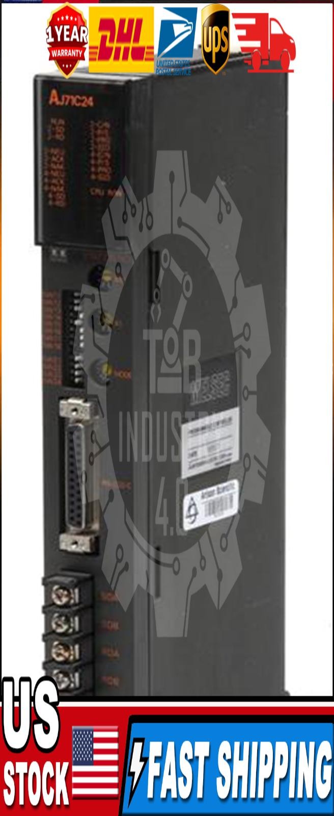 1PC New Mitsubishi AJ71C24 PLC Module Expedited Shipping