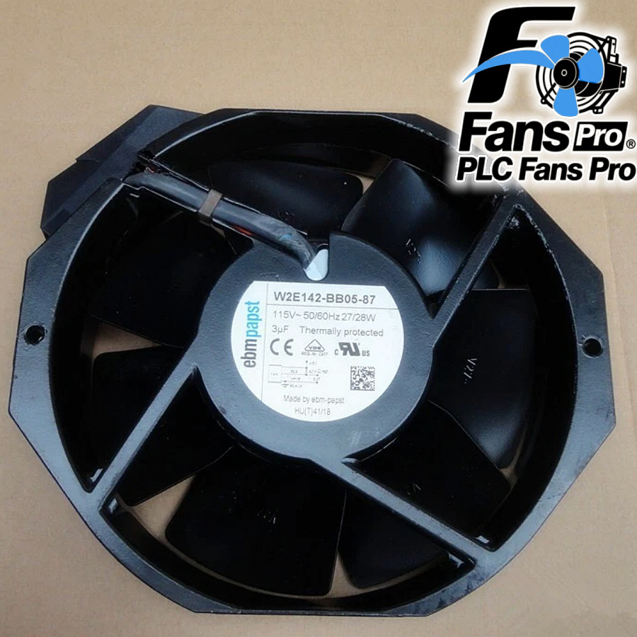 1PCS New Ebmpapst W2E142-BB05-87 115V 27/28W Metal Frame Case Fan Fast Shipping