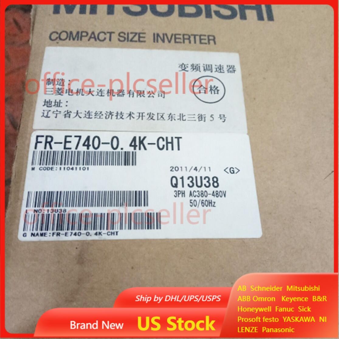 1PC New Mitsubishi FR-E740-0.4K-CHT PLC Module Inverter Box Fast Shipping