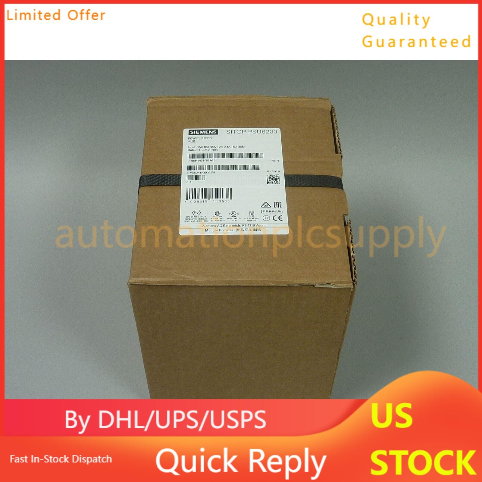 NEW SIEMENS 6EP1437-3BA10 [24 MONTHS WARRANTY]-