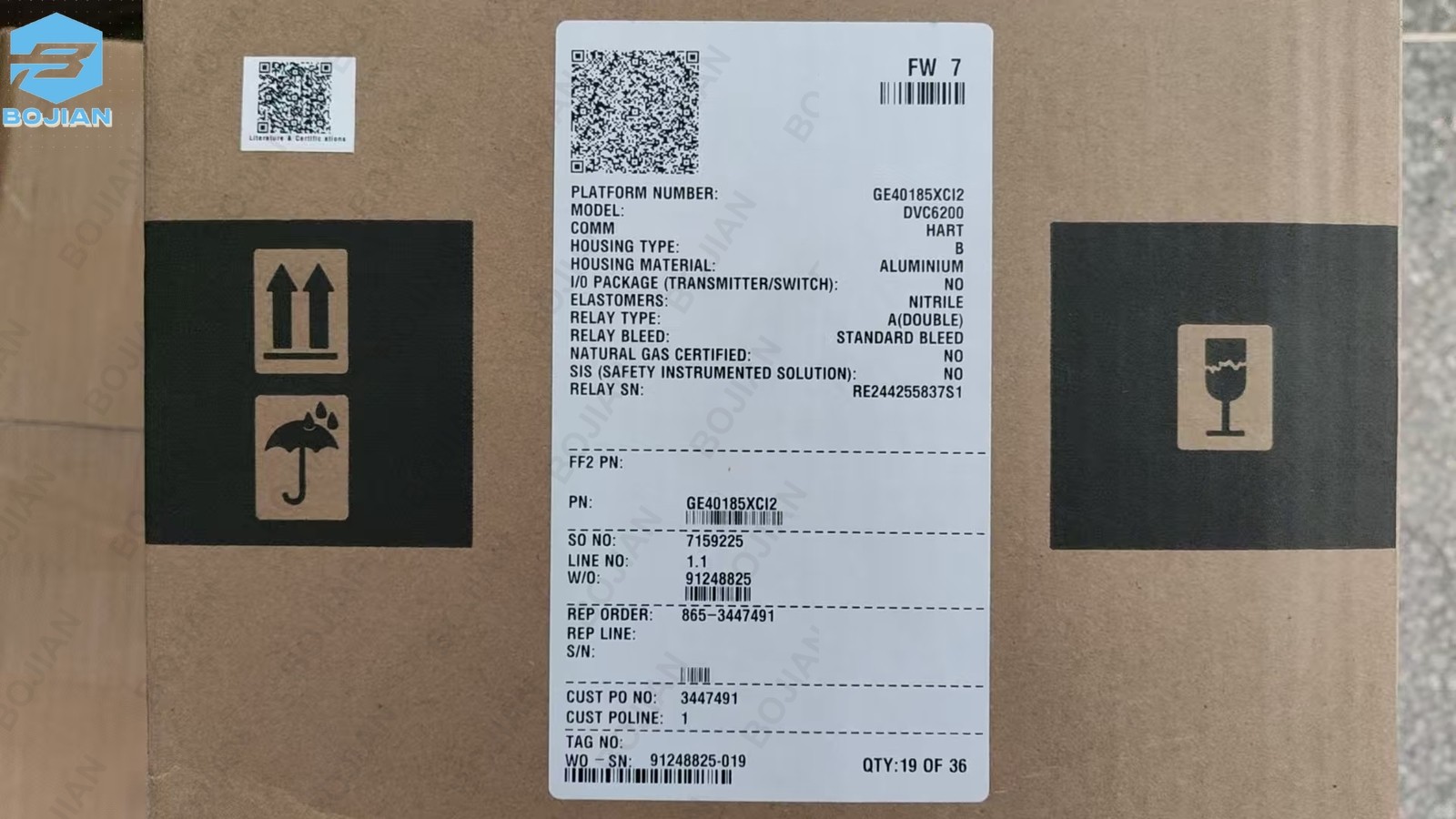 DVC6200 NEW FISHER Emerson Valve Positioner Double-acting NO Feedback