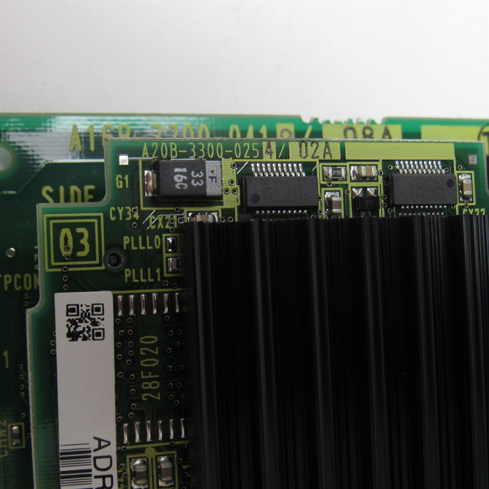 FANUC CONTROL MODULE CPU CARD A16B-3200-0412/08A w/ DAUGHTER BOARDS