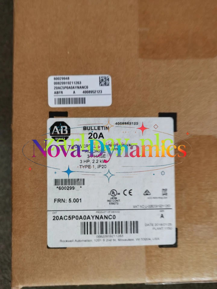 20AC5P0A0AYNANC0 Powerflex 70 AC Drive 20AC5P0A0AYNANC0