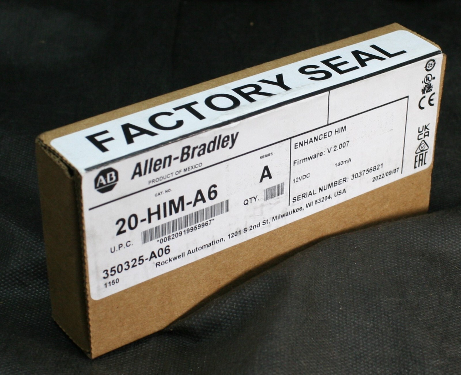 One AB 20-HIM-A6 Human Interface Module for Powerflex 750 Series Drives NIB NEW