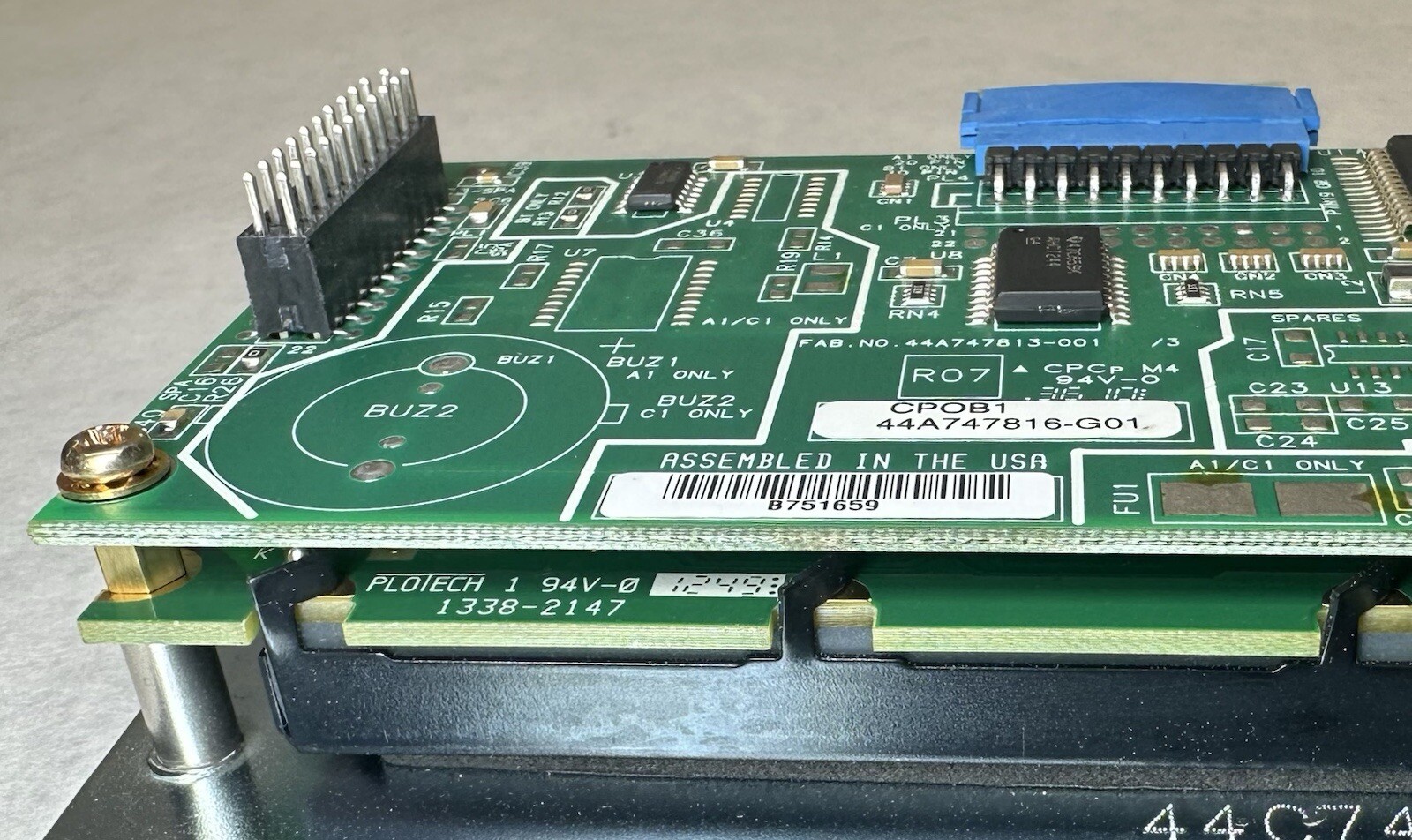 GE / General Electric IC752SPL013-BB Keypad Assembly Board