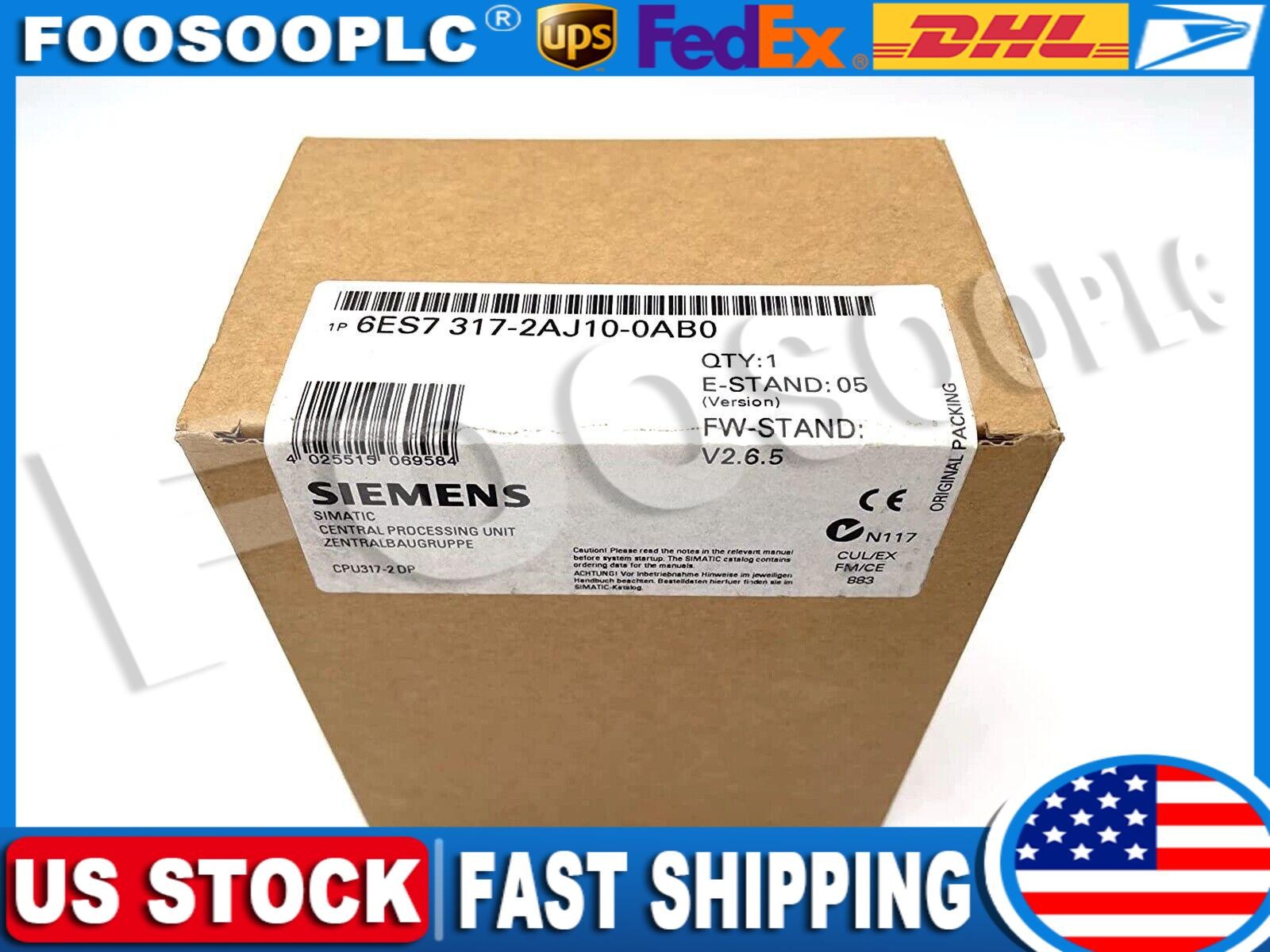 NEW Siemens 6ES7 317-2AJ10-0AB0 6ES7317-2AJ10-0AB0 Controller Module