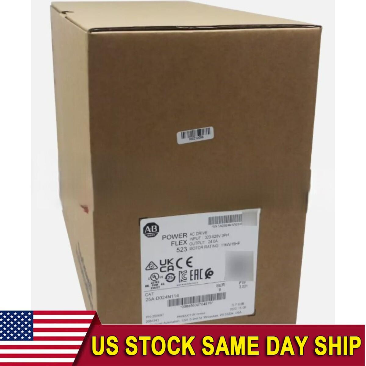 Genuine Allen Bradley 25A-D024N114 SER B PowerFlex 523 11kW (15Hp) AC Drive