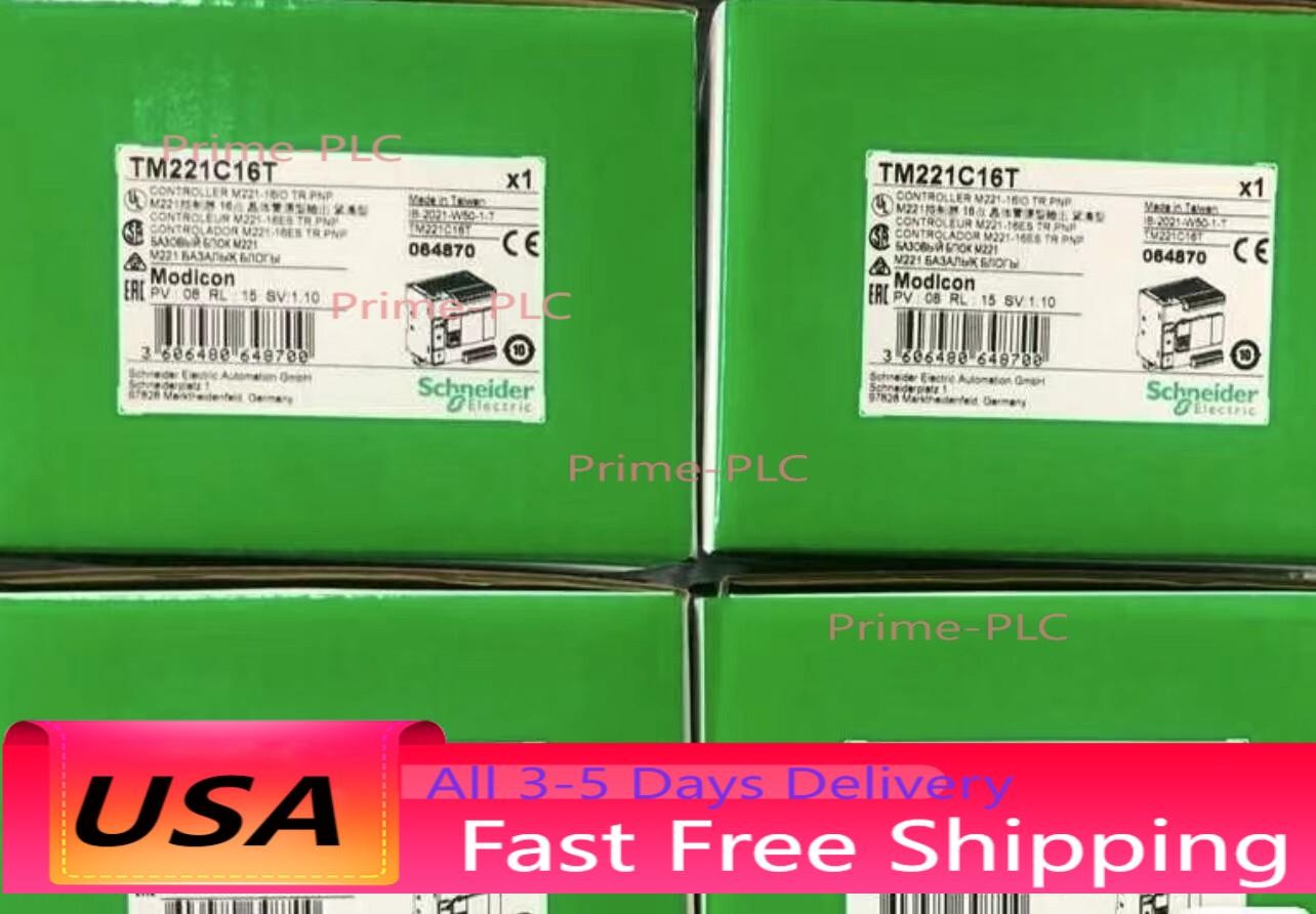 New Schneider TM221C16T PLC Module In Box Fast Ship 1PCS