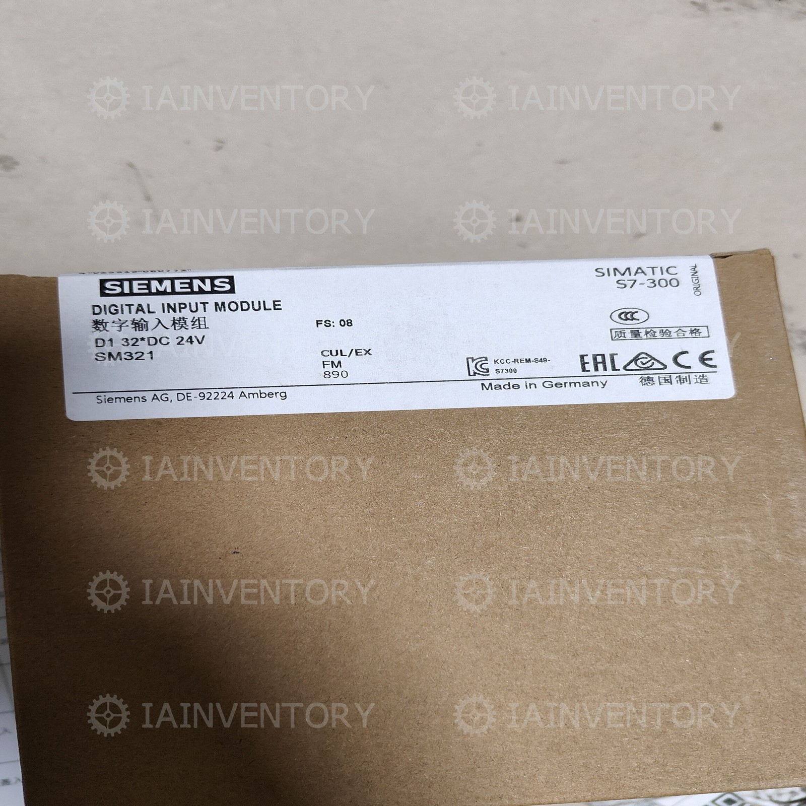 REAL US STOCK Original New 6ES7321-1BL00-0AA0 Siemens Fast Delivery