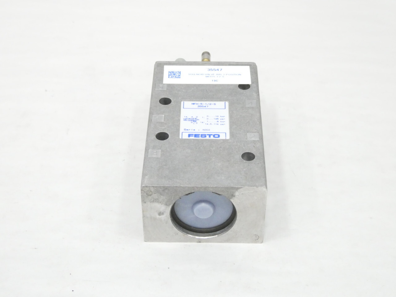 Festo MFH-5-1/2-S Pneumatic Solenoid Valve 1/2in Npt 145psi
