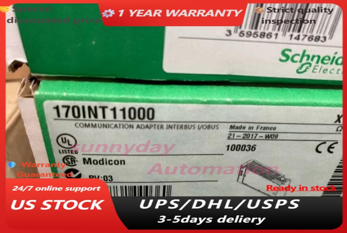 New In Box SCHNEIDER 170INT11000 Interbus Communication Adaptor