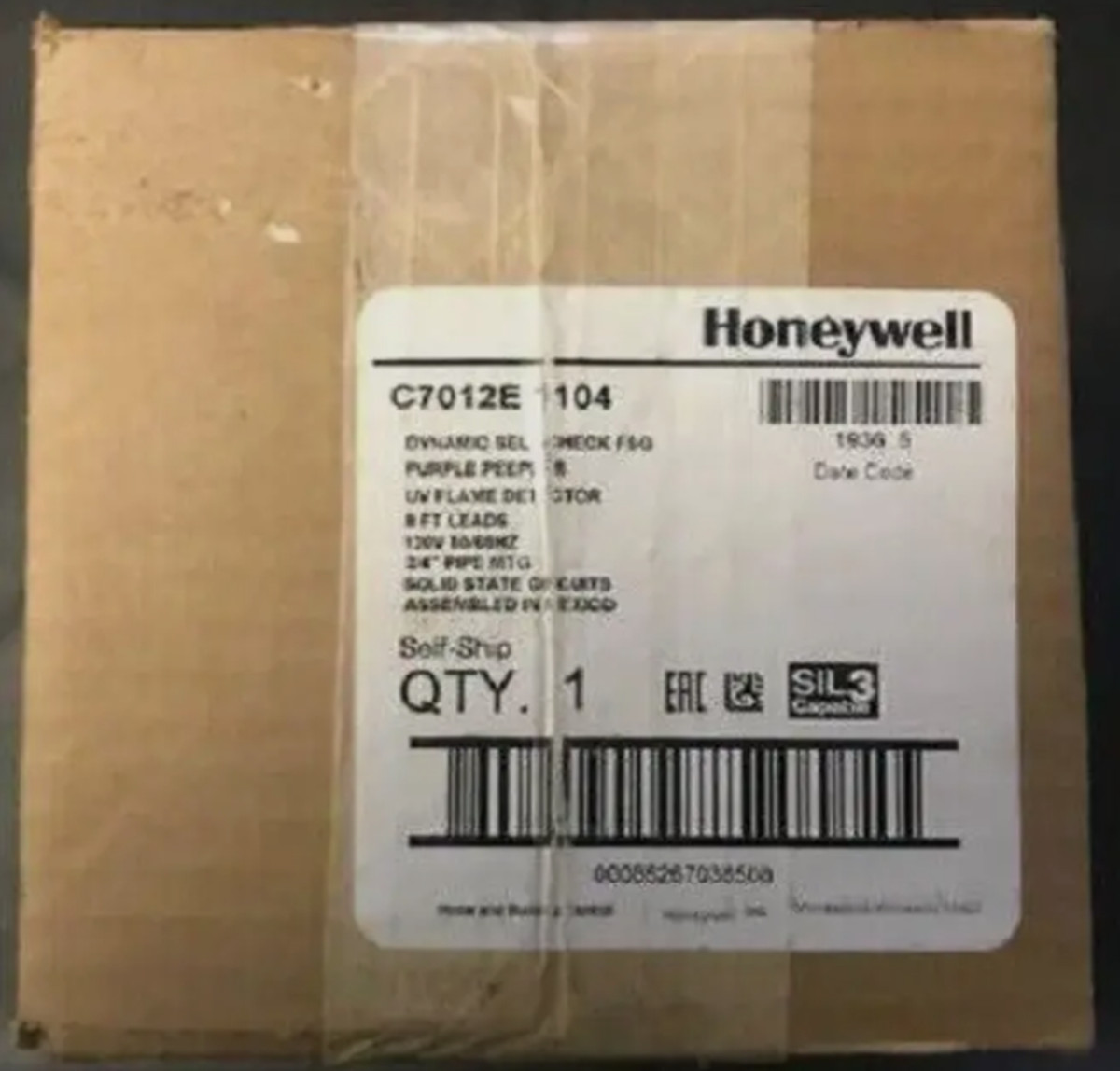 1PC New Honeywell C7012E1104 Burner Detector Free delivery