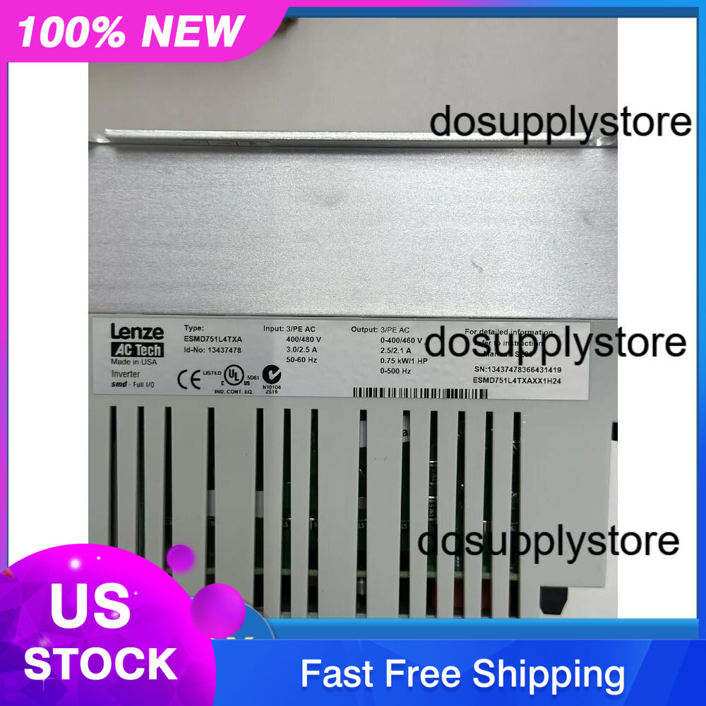1PC NEW frequency converter ESMD751L4TXA 380V 0.75KW LENZE