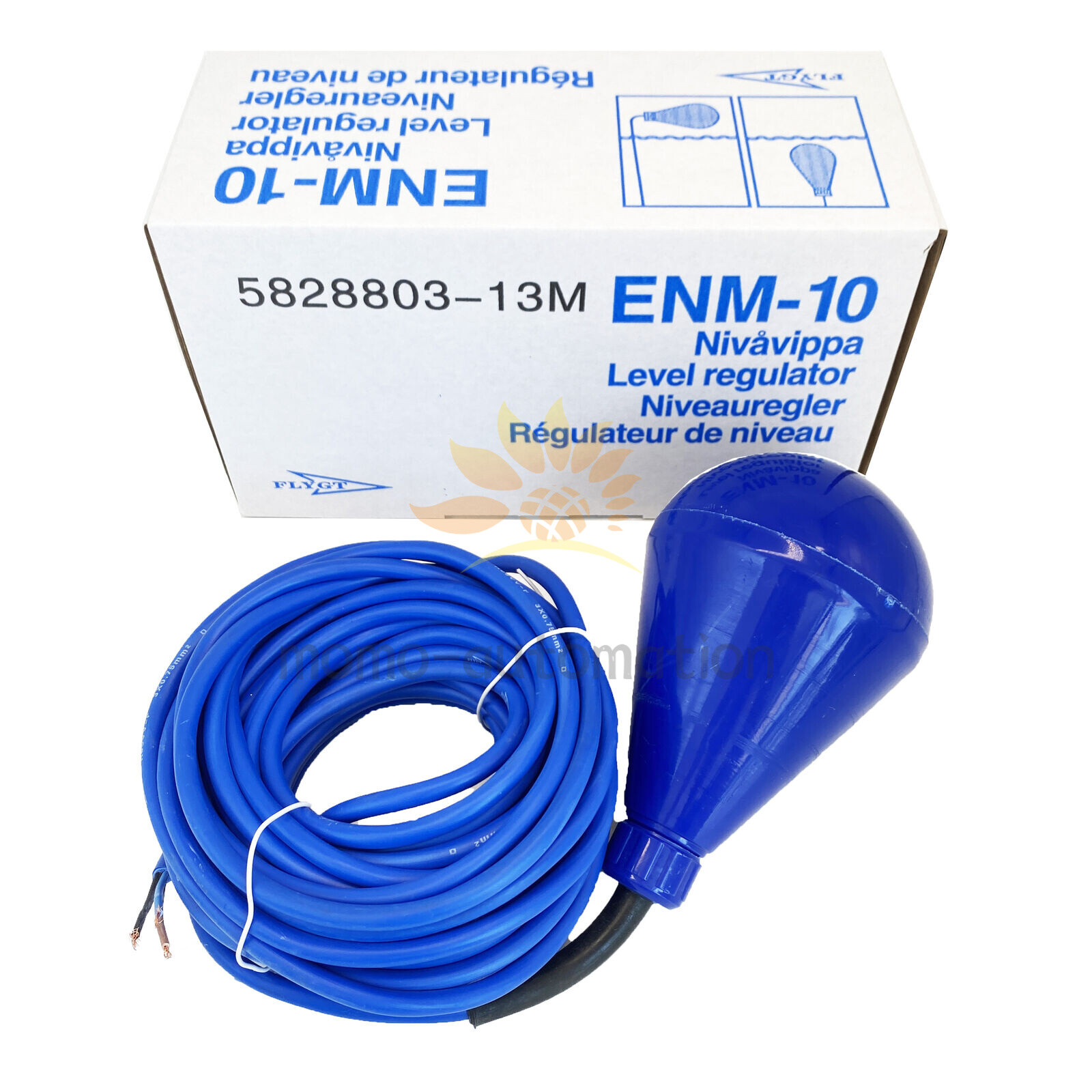FLYGT ENM-10 13M Blue Bulb Type Water Level Controller Float Level Switch 1PCS