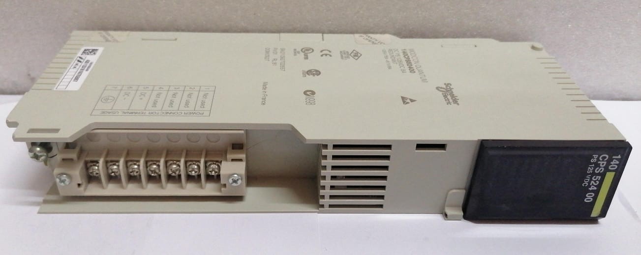 SCHNIEDER ELECTRIC 140CPS52400 MODICON QUANTUM 125VDC REDUNDANT – USED