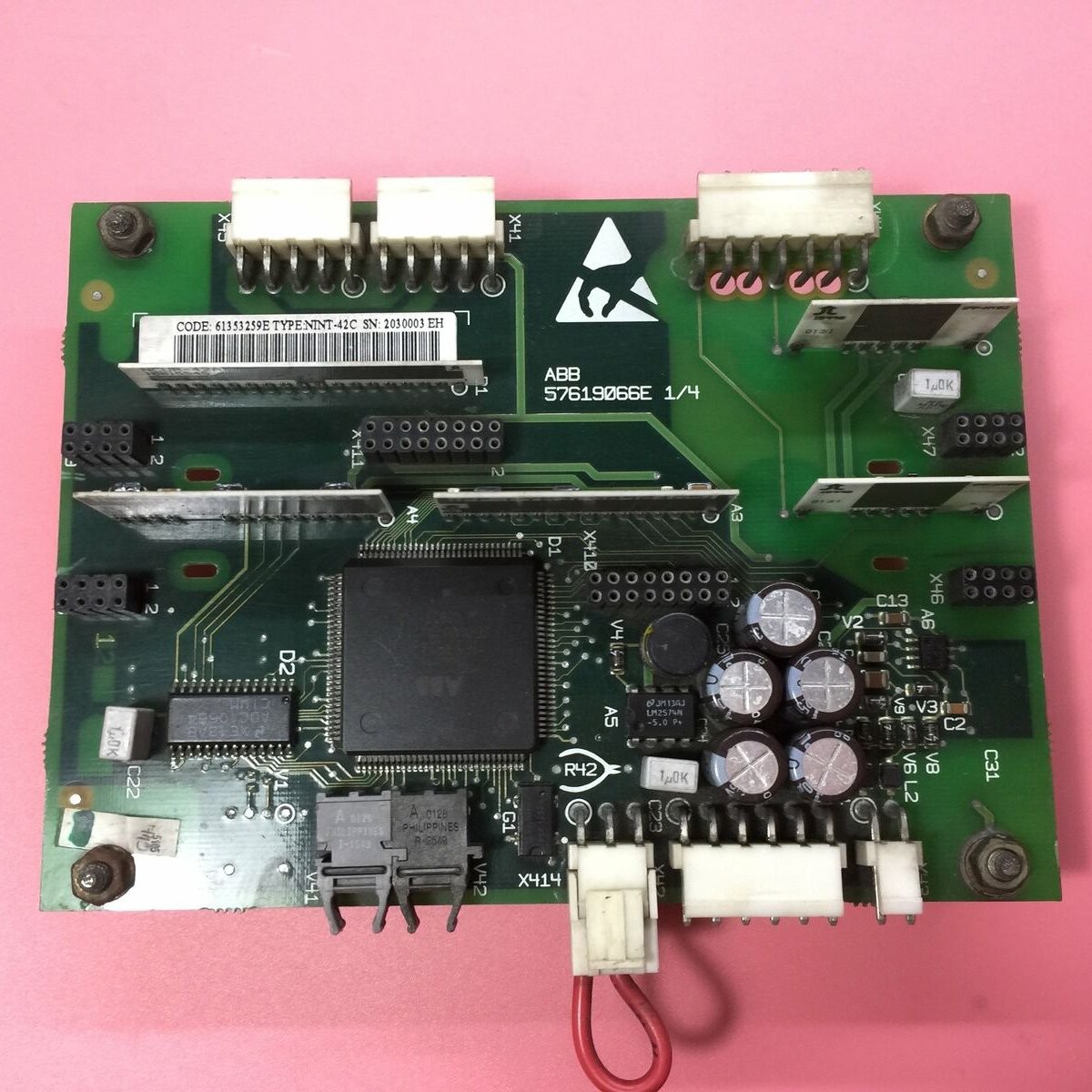 one used ABB NINT-42C Inverter communication board DHL SHIPPING