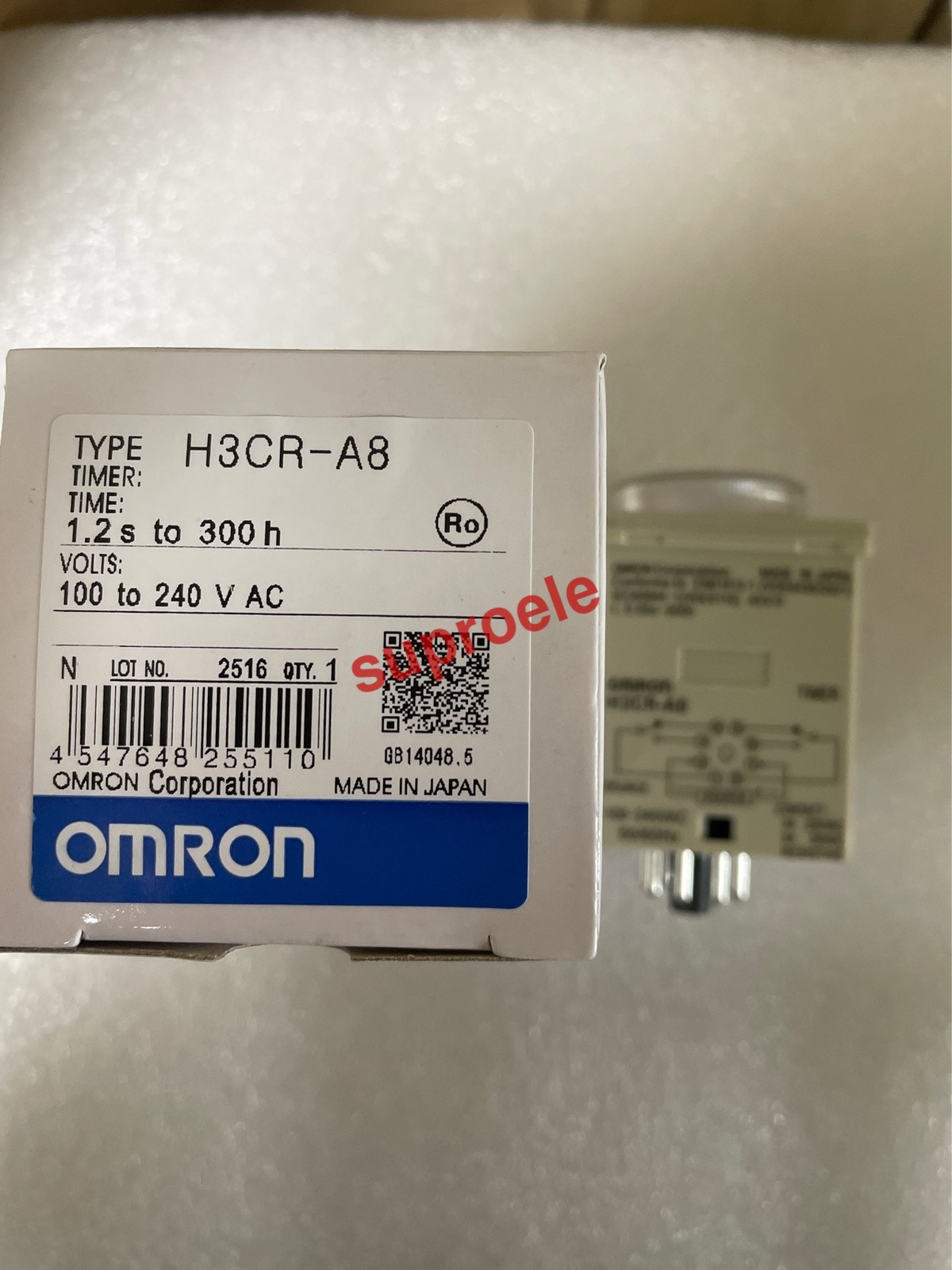 Omron H3CR-A8 100-240VAC Timer New One Free Shipping H3CRA8