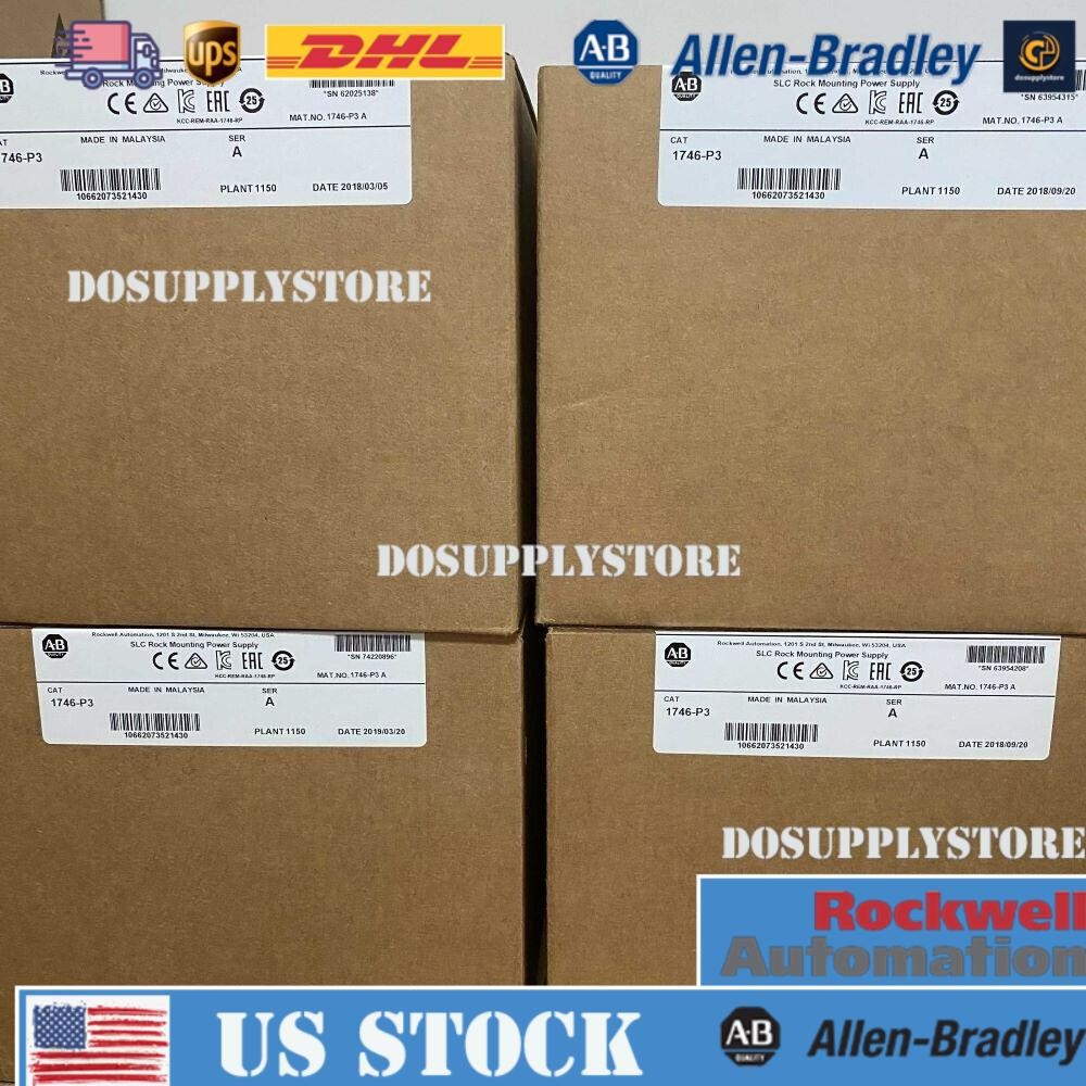 New Factory Sealed AB 1746-P3 /A SLC 500 Power Supply Module 1746P3