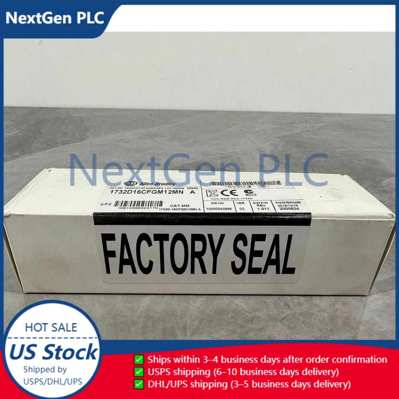 New Allen Bradley ArmorBlock 16 Point Configurable 1732D-16CFGM12MN