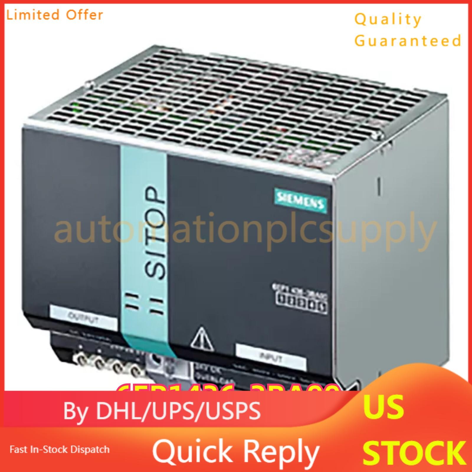 New Siemens SITOP Modular Stabilized Power Supply 6EP1436-3BA00 6EP1 436-3BA00