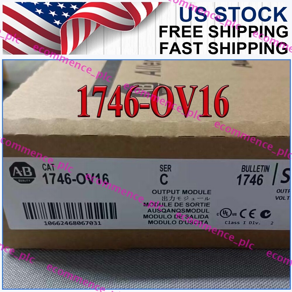 AB 1746-OV16 SER C SLC 500 Output Module Allen Bradley1746OV16 New Sealed US